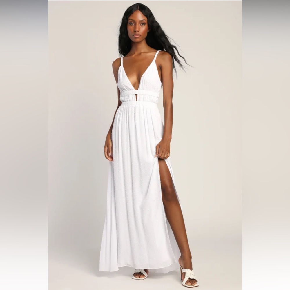 White Summer Maxi Dress 🤍